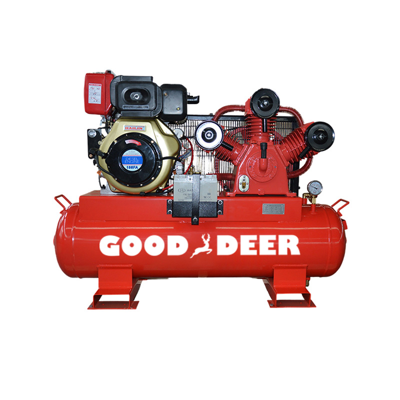 Портативный дизельный воздушный компрессор